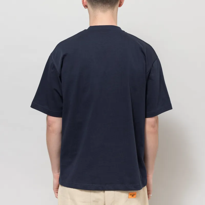 Butter Goods Amplify T Shirt Navy-1