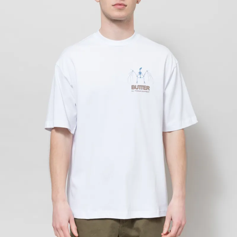 Butter Goods Nocturnal T Shirt White-1