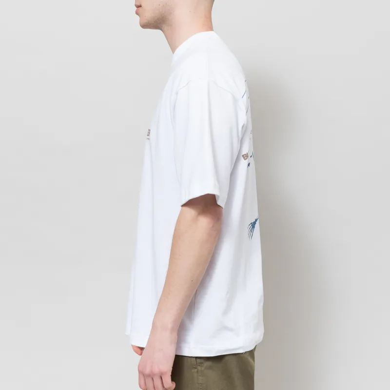 Butter Goods Nocturnal T Shirt White-3