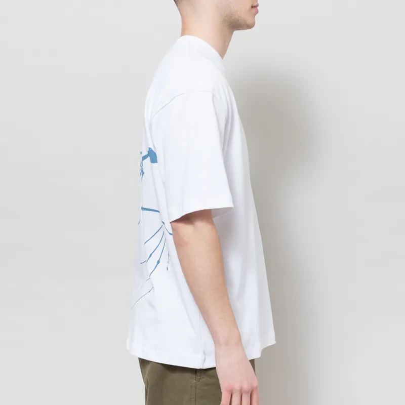 Butter Goods Nocturnal T Shirt White-4