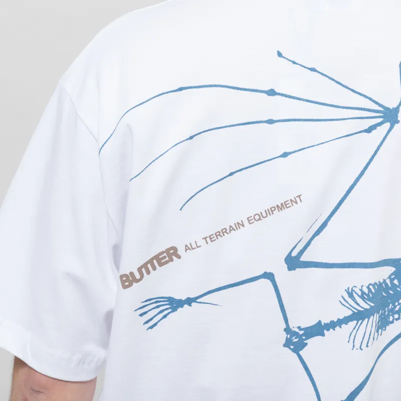 Butter Goods Nocturnal T Shirt White-6