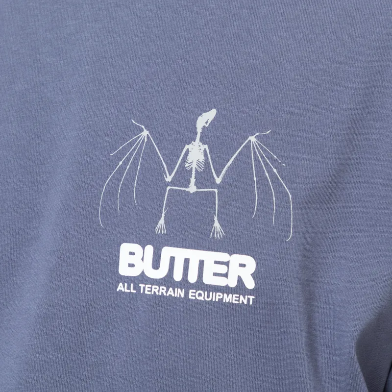 Butter Goods Nocturnal T Shirt Steel-6