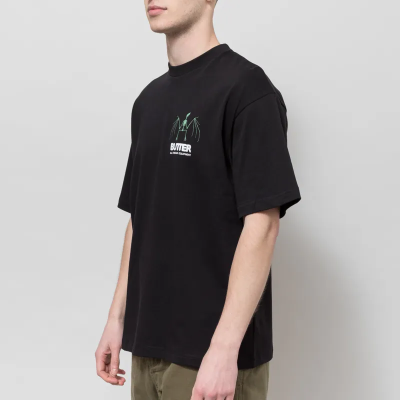 Butter Goods Nocturnal T Shirt Black-2