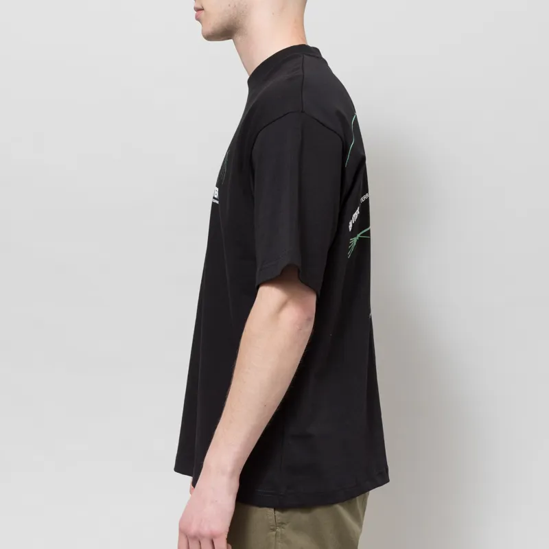 Butter Goods Nocturnal T Shirt Black-3