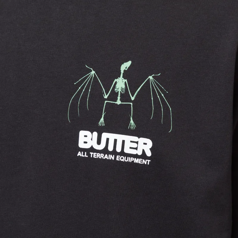 Butter Goods Nocturnal T Shirt Black-7