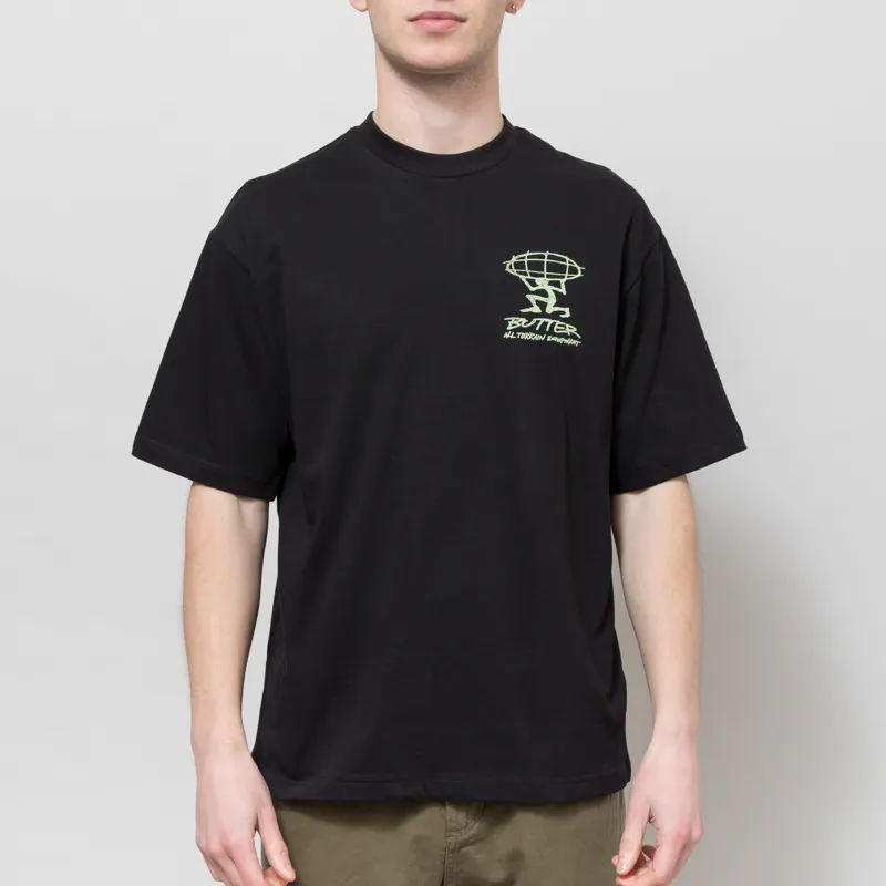 Butter Goods Terrain T Shirt Black-1