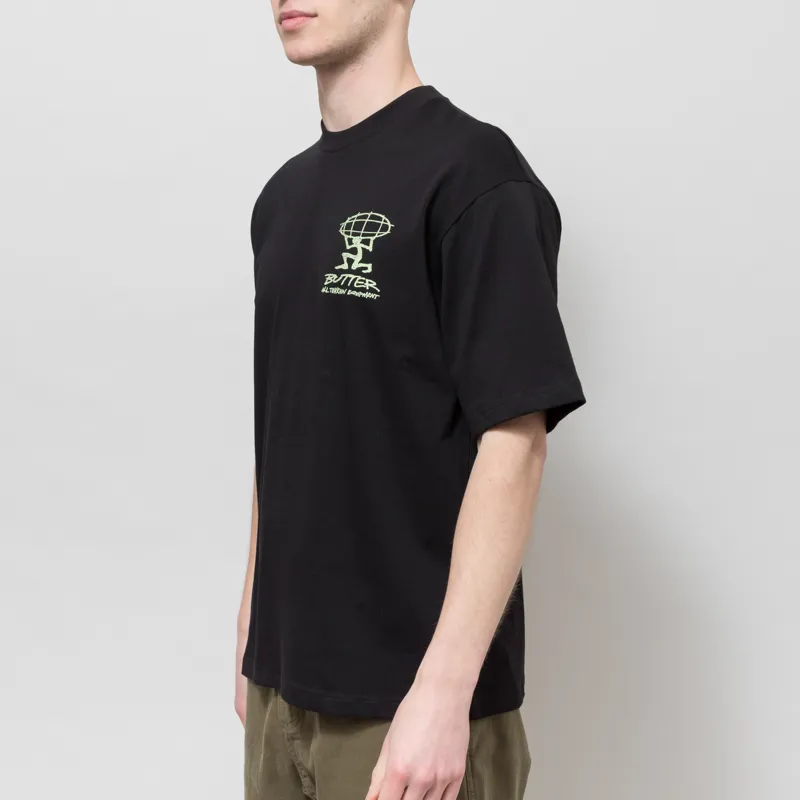 Butter Goods Terrain T Shirt Black-2