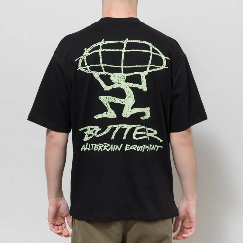 Butter Goods Terrain T Shirt Black