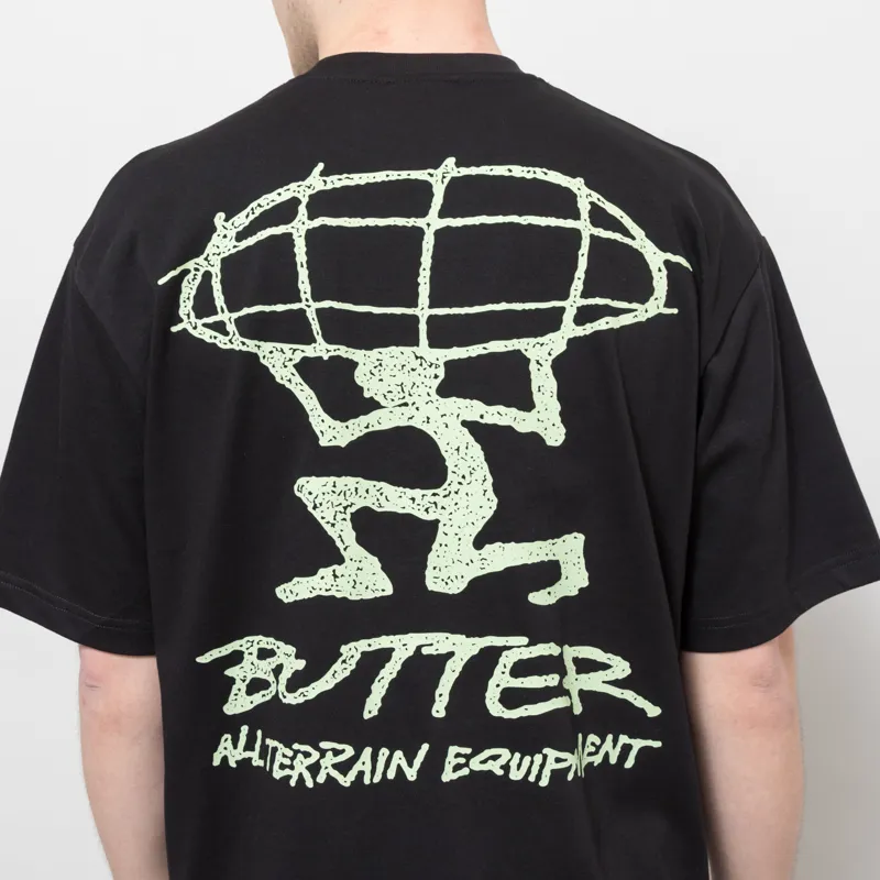 Butter Goods Terrain T Shirt Black-5