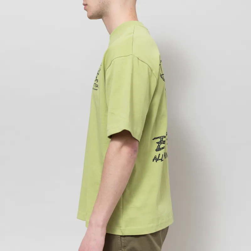Butter Goods Terrain T Shirt Pistachio-3