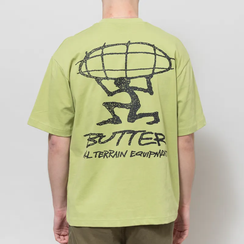 Butter Goods Terrain T Shirt Pistachio