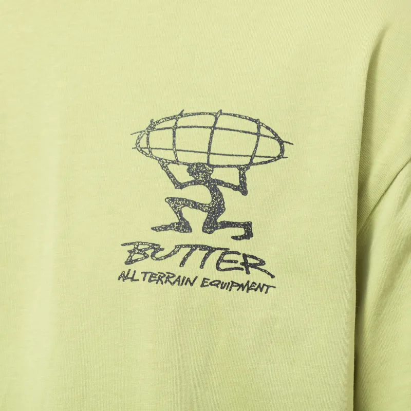 Butter Goods Terrain T Shirt Pistachio-8