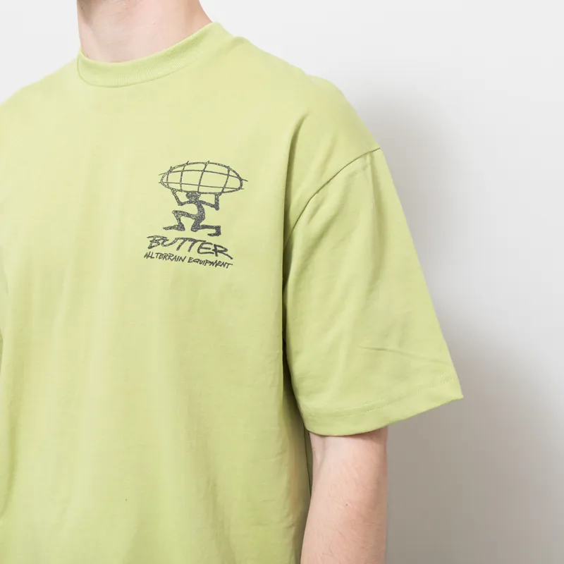 Butter Goods Terrain T Shirt Pistachio-6