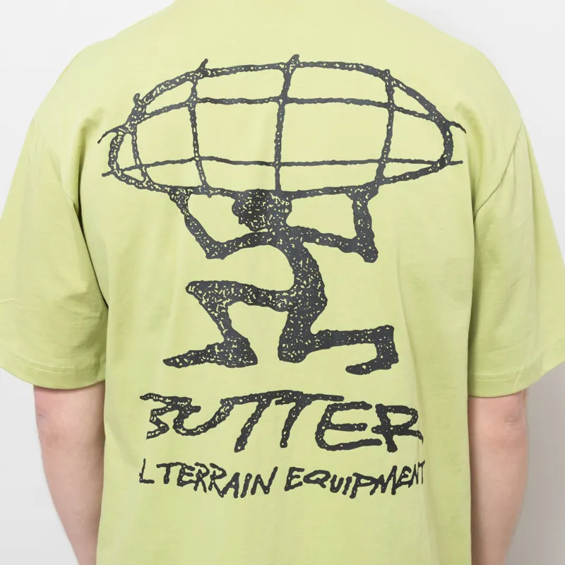 Butter Goods Terrain T Shirt Pistachio-5