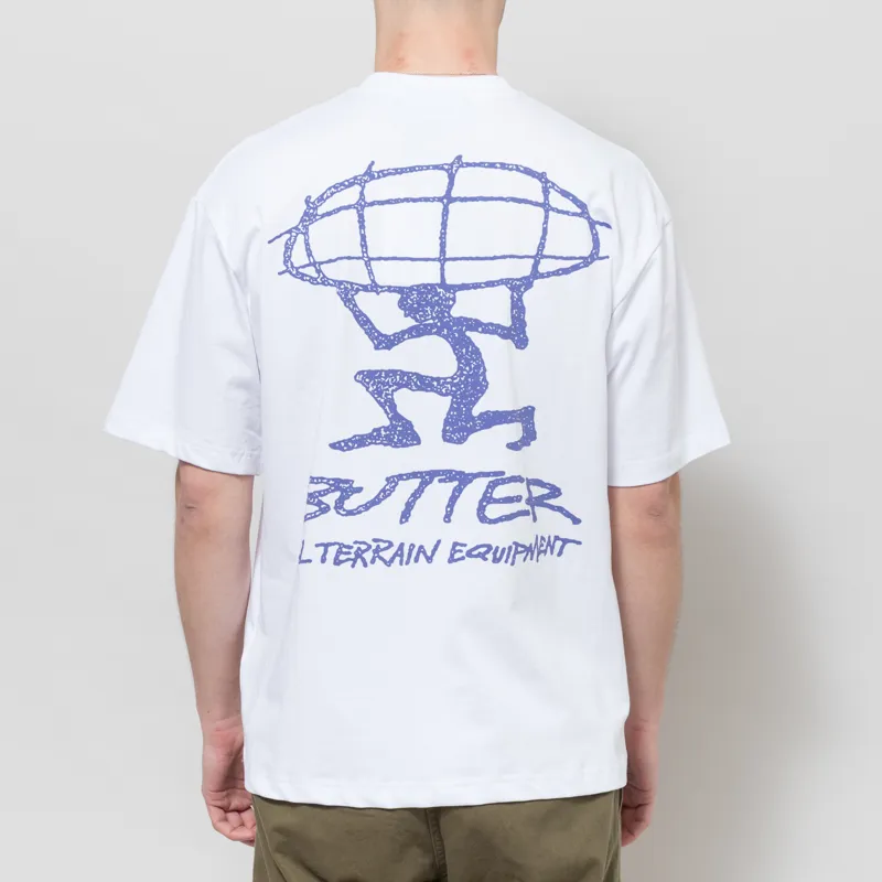 Butter Goods Terrain T Shirt White