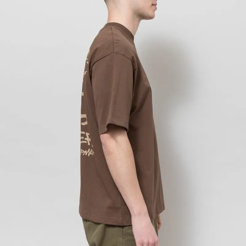 Butter Goods Terrain T Shirt Brown-4