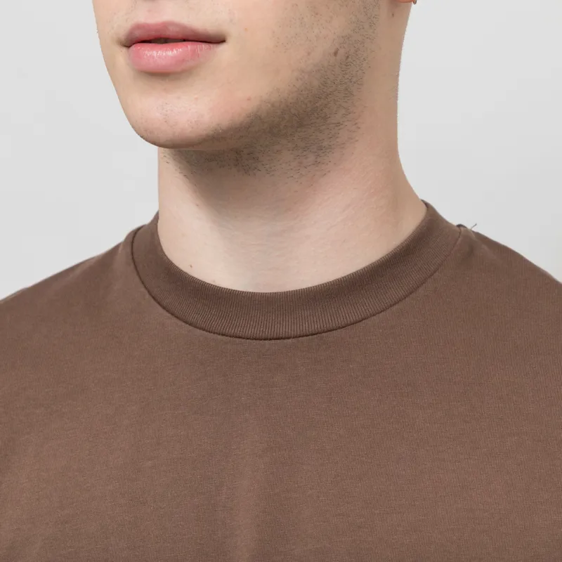 Butter Goods Basic T Shirt Washed Brown-2