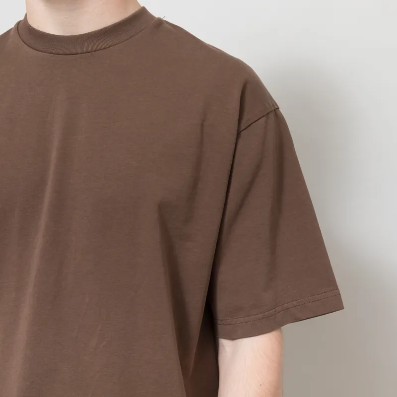 Butter Goods Basic T Shirt Washed Brown-3
