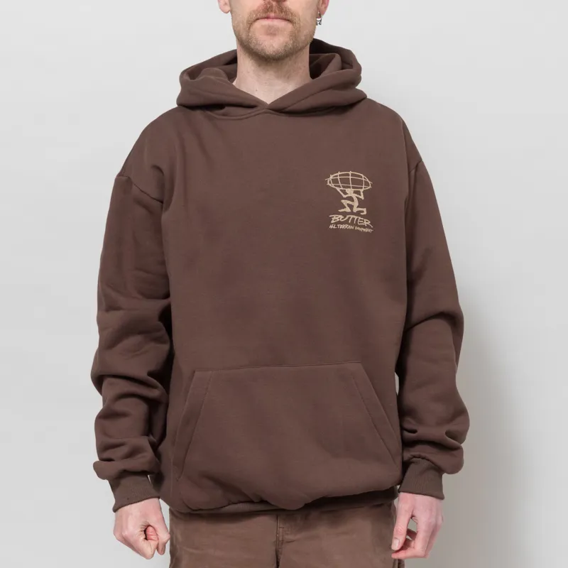 Butter Goods Terrain Pullover Hood Brown-3