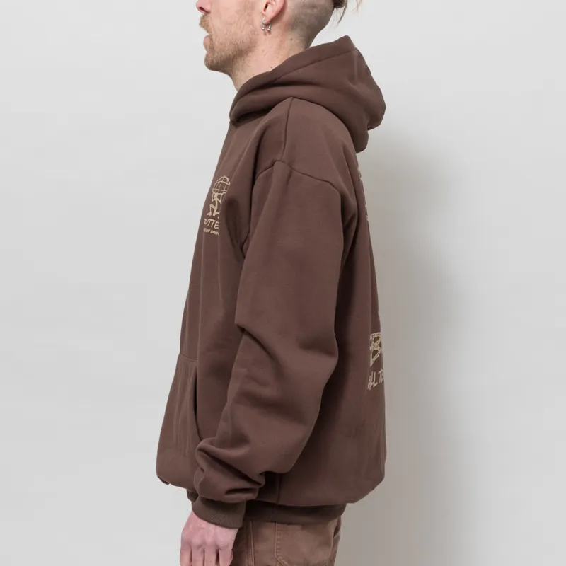 Butter Goods Terrain Pullover Hood Brown-1