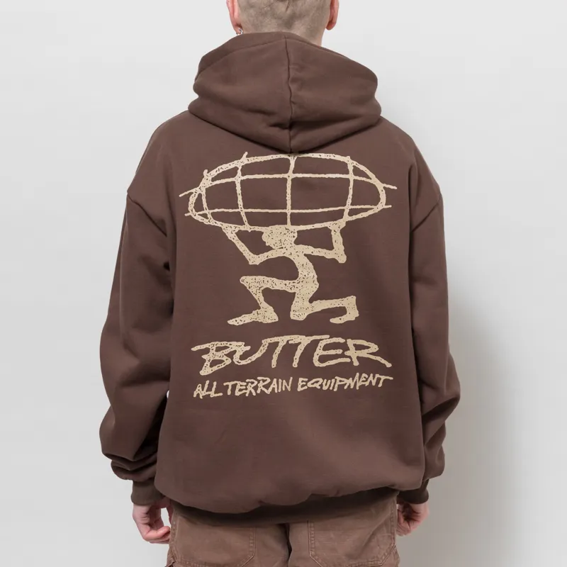 Butter Goods Terrain Pullover Hood Brown