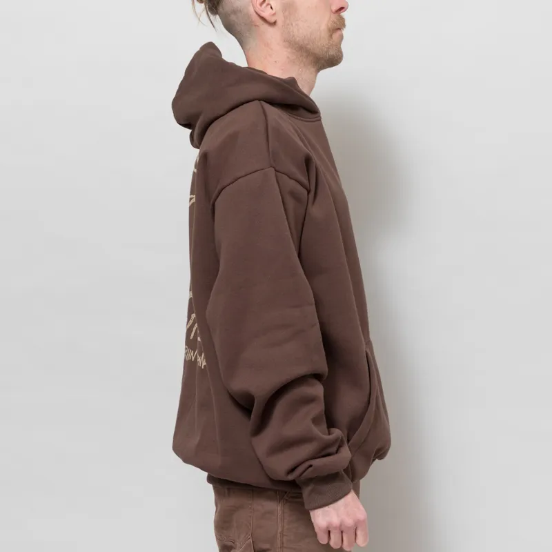 Butter Goods Terrain Pullover Hood Brown-4
