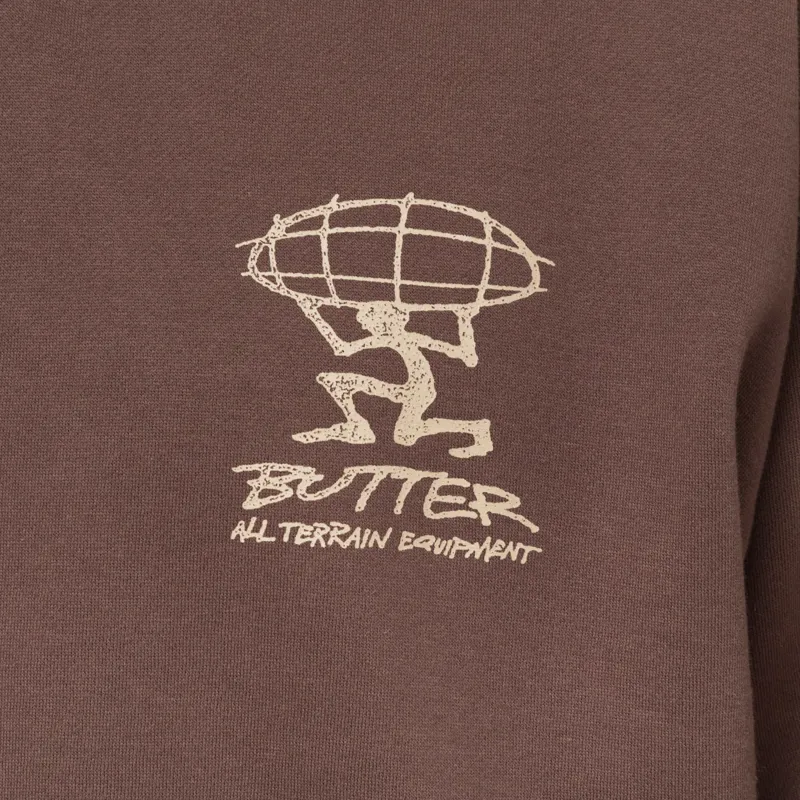 Butter Goods Terrain Pullover Hood Brown-6