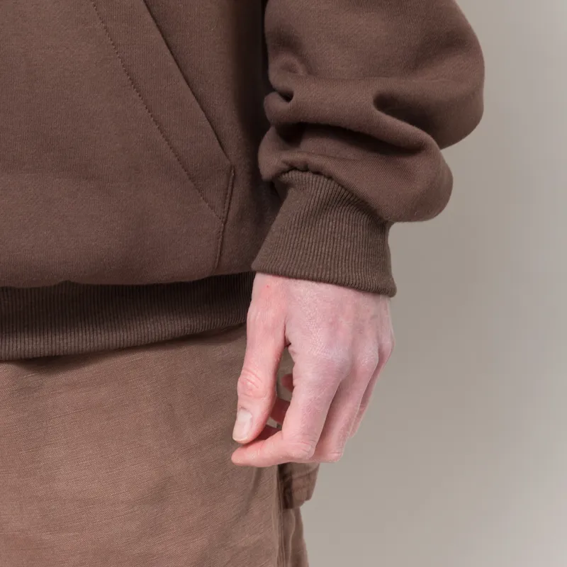 Butter Goods Terrain Pullover Hood Brown-7