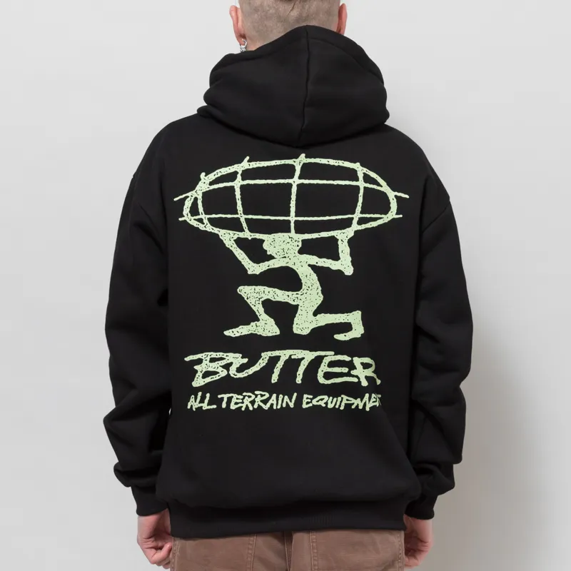Butter Goods Terrain Pullover Hood Black