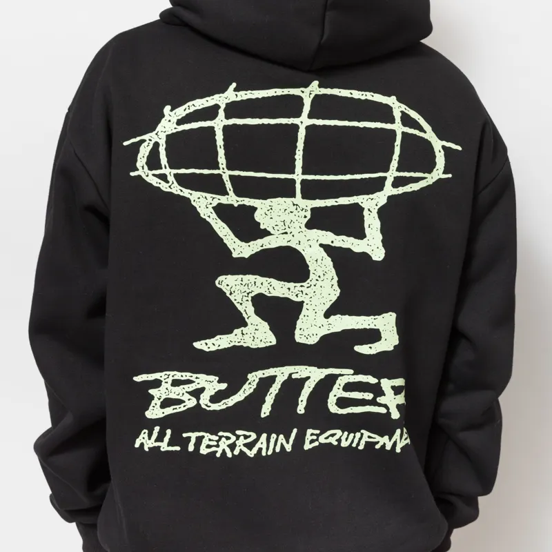 Butter Goods Terrain Pullover Hood Black-5