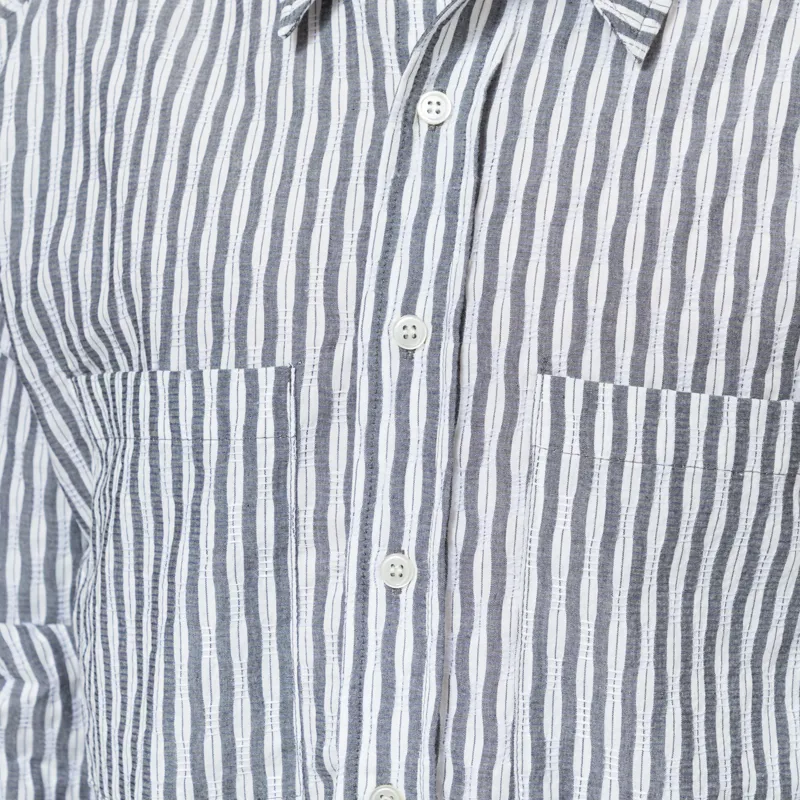 Butter Goods Stitch Shirt Grey-6