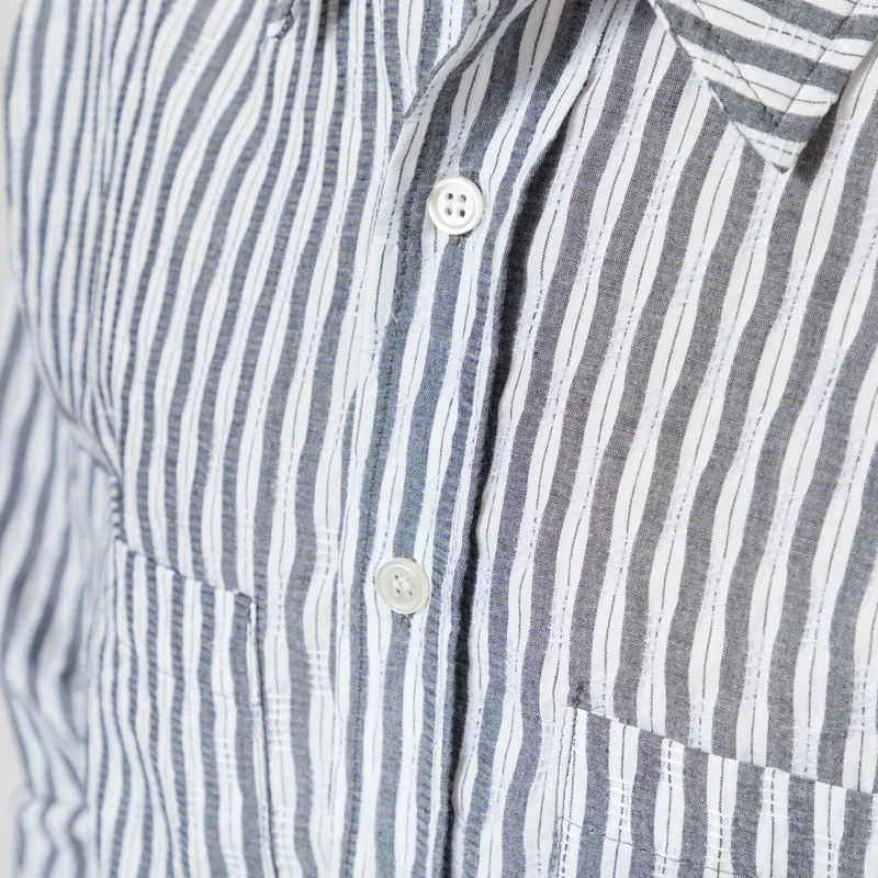 Butter Goods Stitch Shirt Grey-8