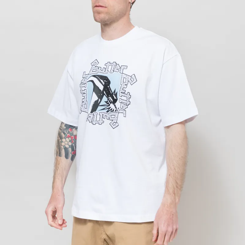 Butter Goods Hammer T Shirt White-1