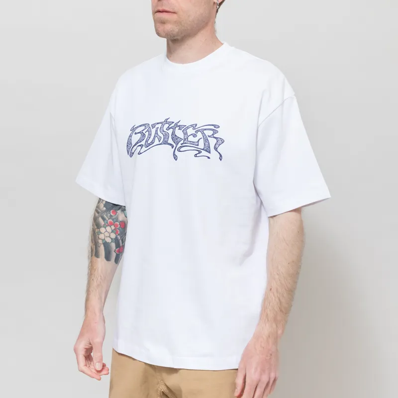 Butter Goods Drummer T Shirt White-1