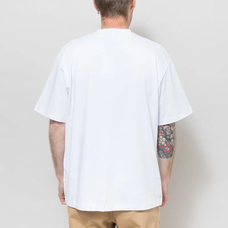 Butter Goods Drummer T Shirt White-2