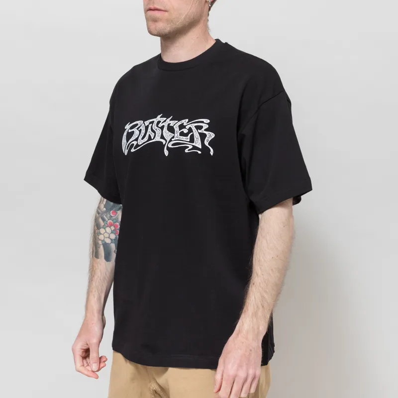 Butter Goods Drummer T Shirt Black-1
