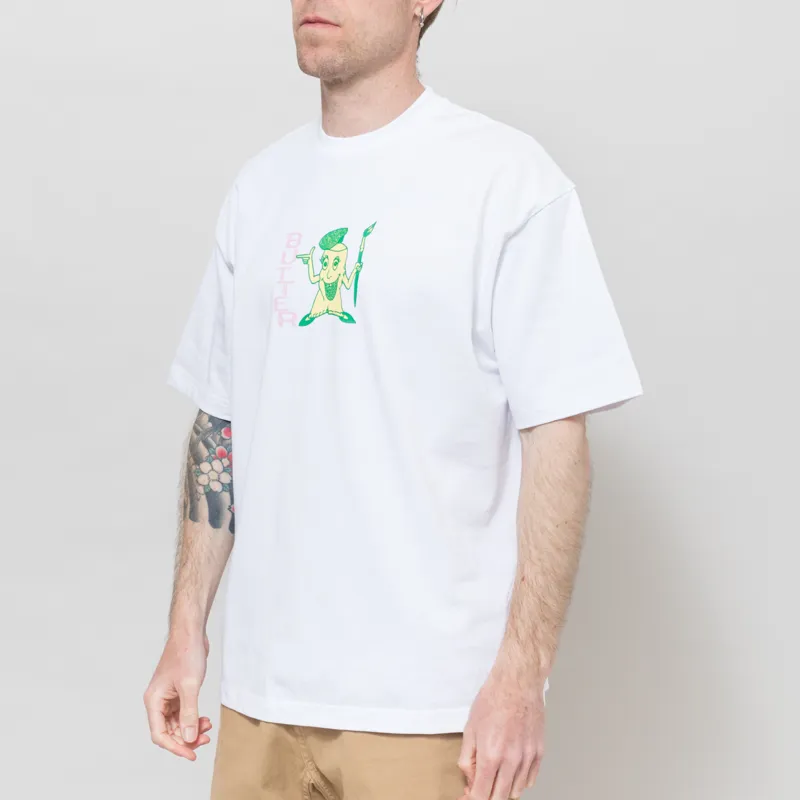 Butter Goods Paint T Shirt White-1