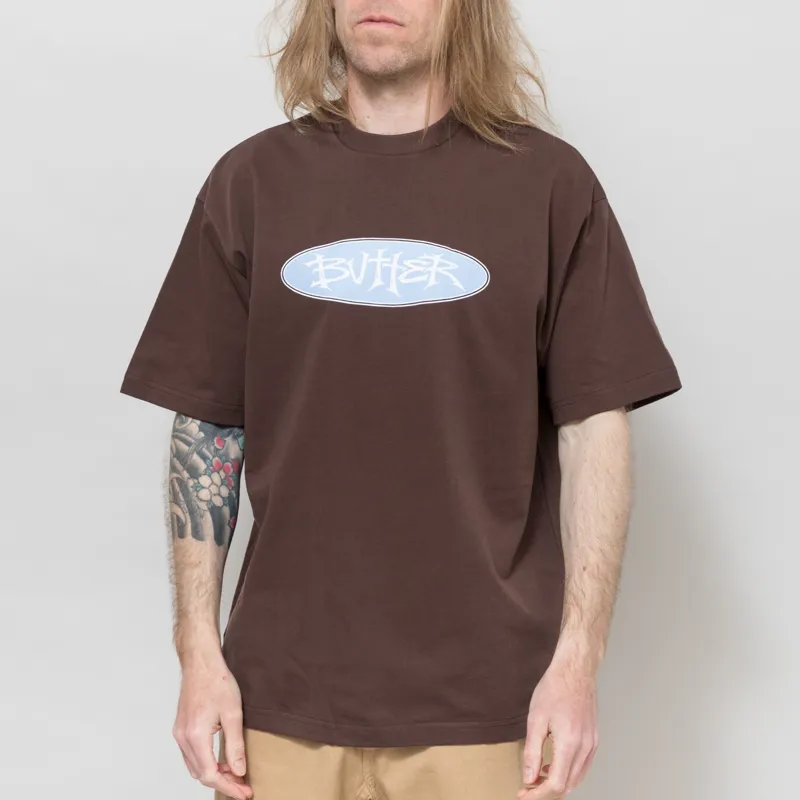 Butter Goods Tide T Shirt Chestnut