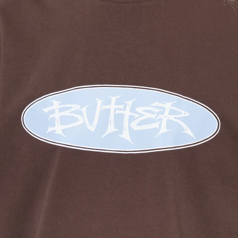 Butter Goods Tide T Shirt Chestnut-4