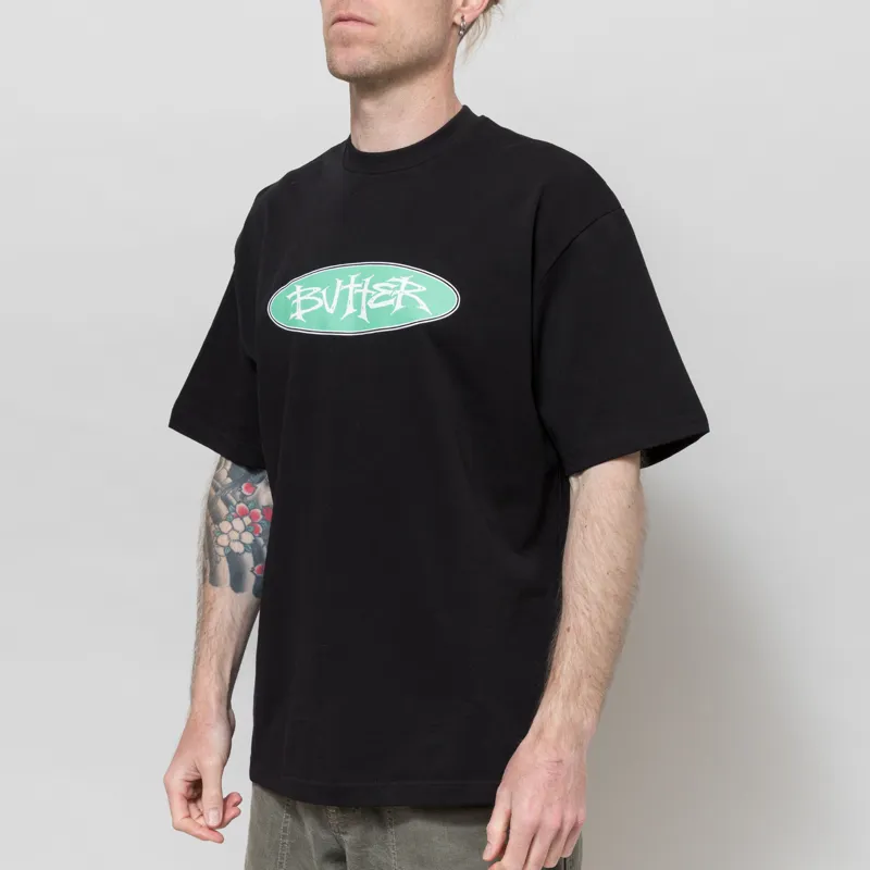 Butter Goods Tide T Shirt Black-1