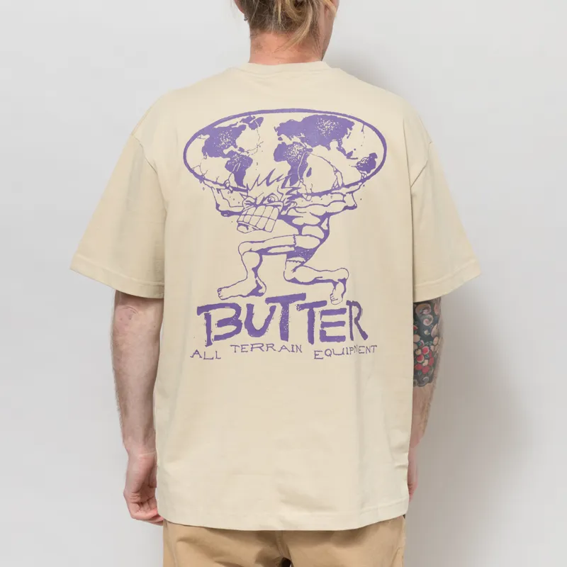 Butter Goods Terrain T Shirt Bone