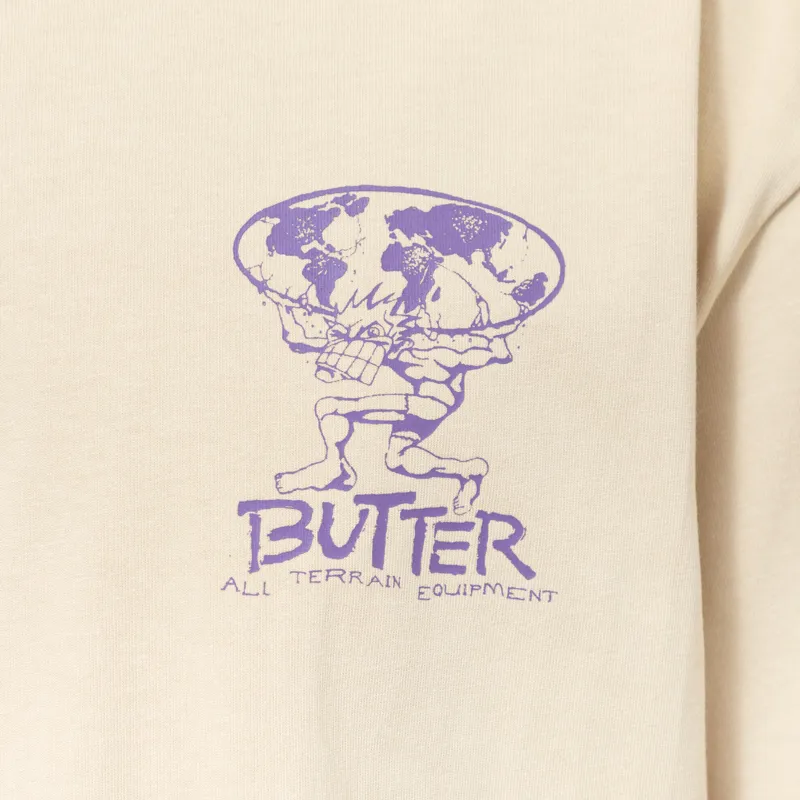 Butter Goods Terrain T Shirt Bone-4