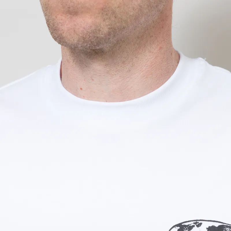 Butter Goods Terrain T Shirt White-5