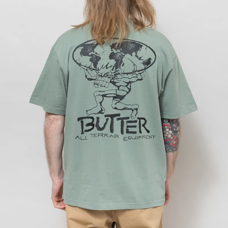 Butter Goods Terrain T Shirt Dull Mint