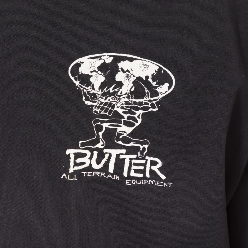 Butter Goods Terrain T Shirt Black-4