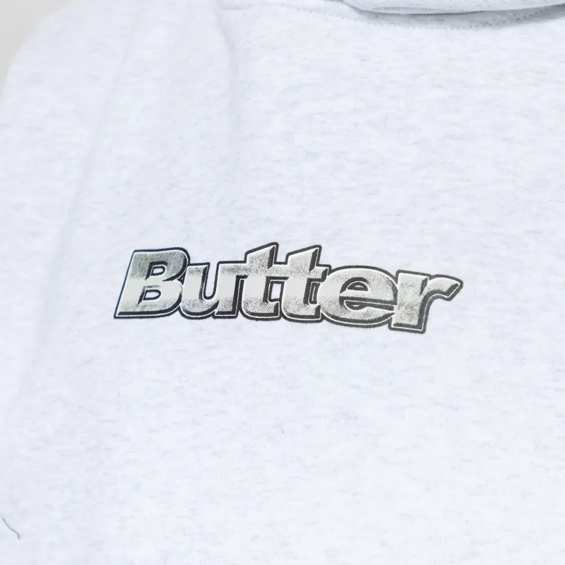 Butter Goods Alloy Logo Pullover Hood Ash-4