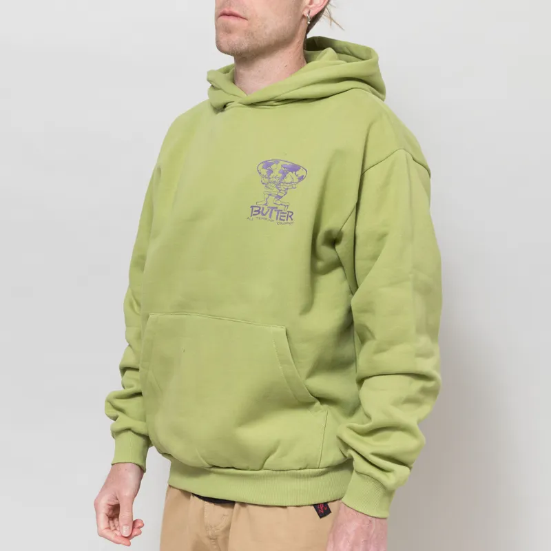 Butter Goods Terrain Pullover Hood Moss-1