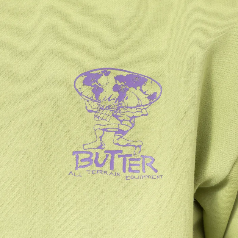 Butter Goods Terrain Pullover Hood Moss-4