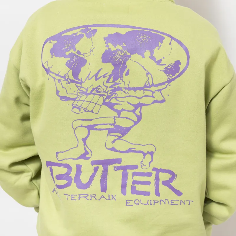 Butter Goods Terrain Pullover Hood Moss-3