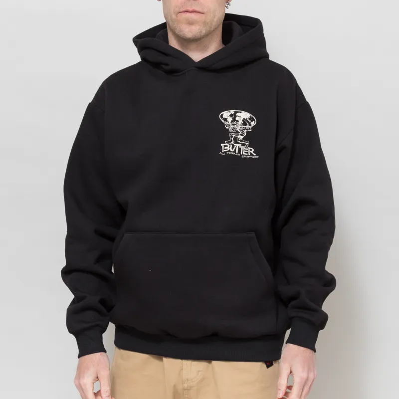 Butter Goods Terrain Pullover Hood Black-2